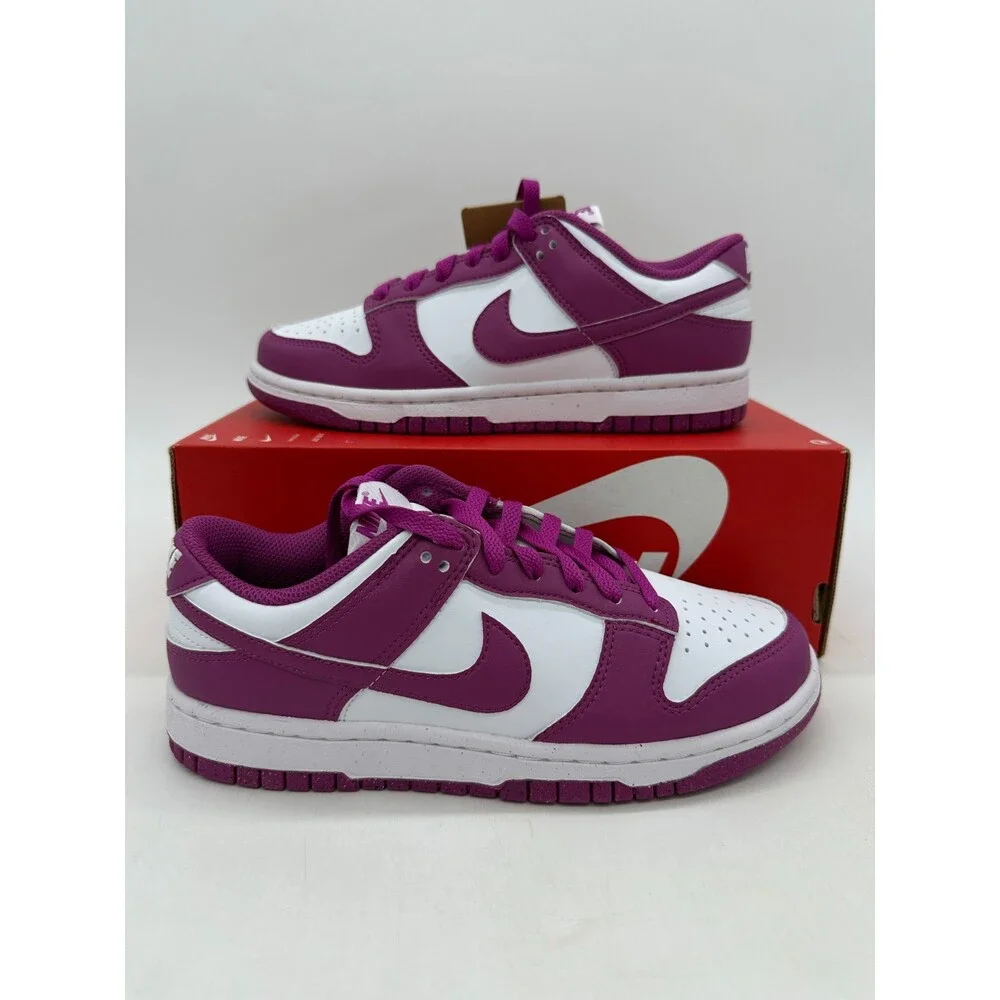 Nike Dunk Women’s Size 6.5 Hot Fuchsia Pink Leather Shoes DD1873 110